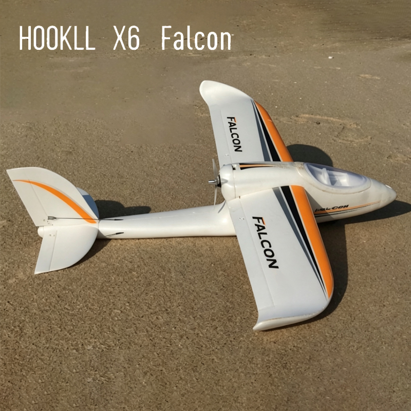 Model Kit Expert - EPO-Schaum Elektrisches Trainings-RC-Segelflugzeug X6 Falcon 1050mm