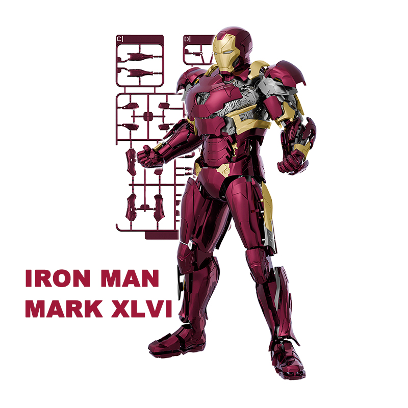 Model Kit Iron Sickle - Fondjoy Anime Figur Iron Man MK46