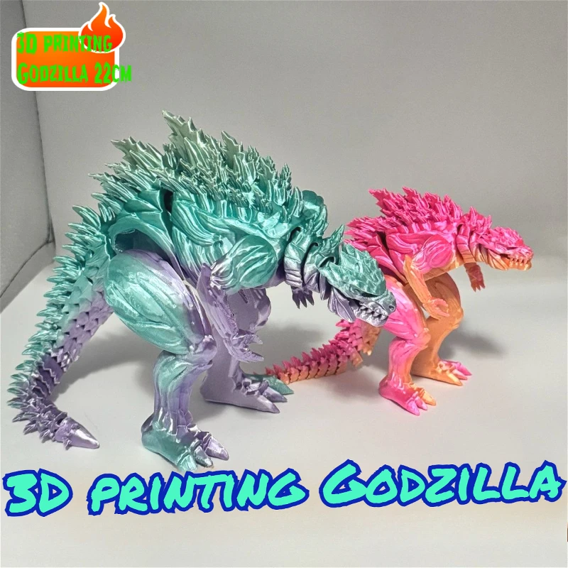 Model Kit Kyogre - 3D-gedruckter Muskel, großes Godzilla-Spielzeug, Monsterfigur, Action-Gelenkmodell,