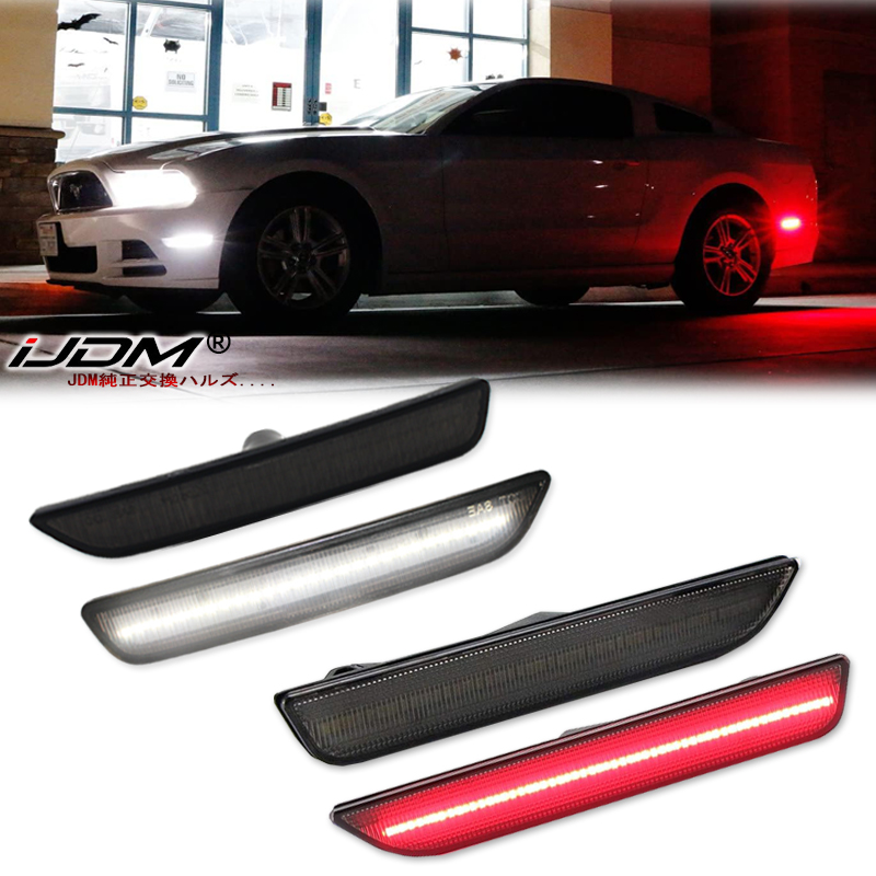 Model Kit Led - 2 stücke Auto Vorne Hinten Stoßstange