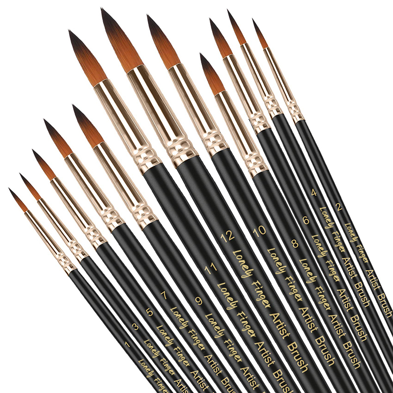 Model Kit Acrylic Paint - 12/24/48 stücke Pinsel Set Professionelle Pinsel