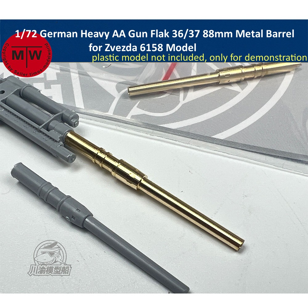 Model Kit Zvezda - Deutscher schwerer AA-Waffenflak im Maßstab 1:72