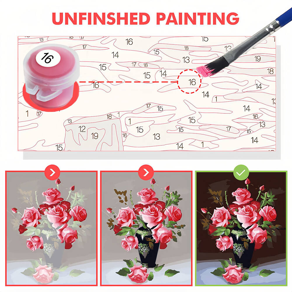 DIY Malen nach Zahlen Katze Ti – Model Kit Acrylic Paint Bewertung und Preis