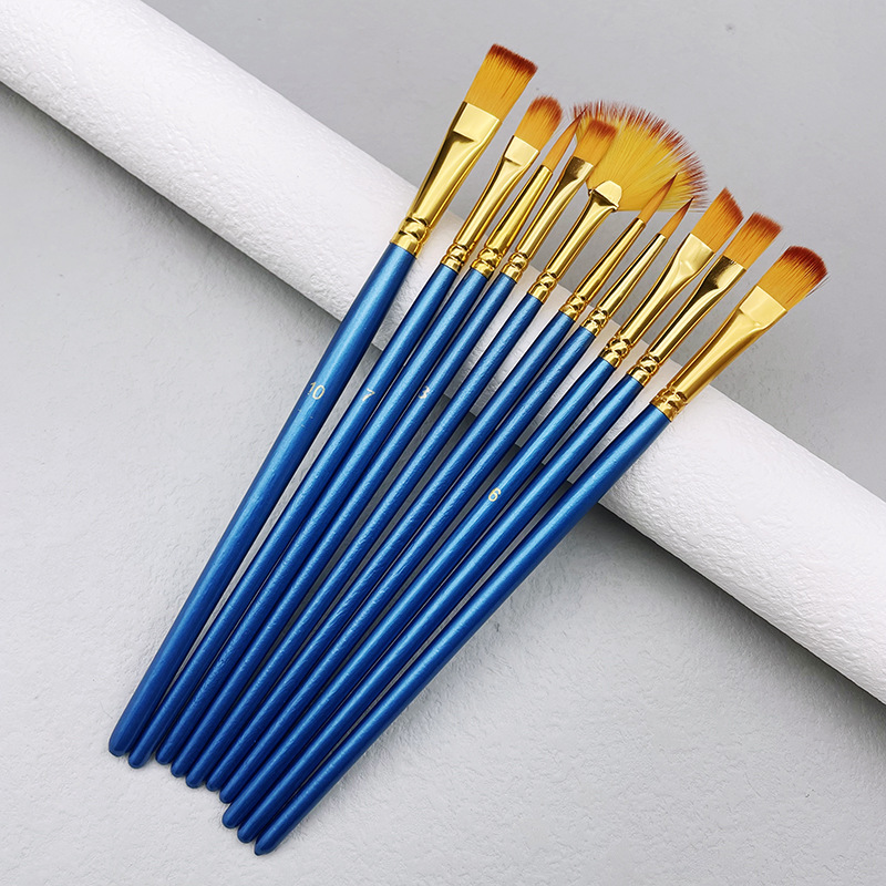 10 teile/satz Nylon Haar Holzg – Model Kit Acrylic Paint Bewertung und Preis