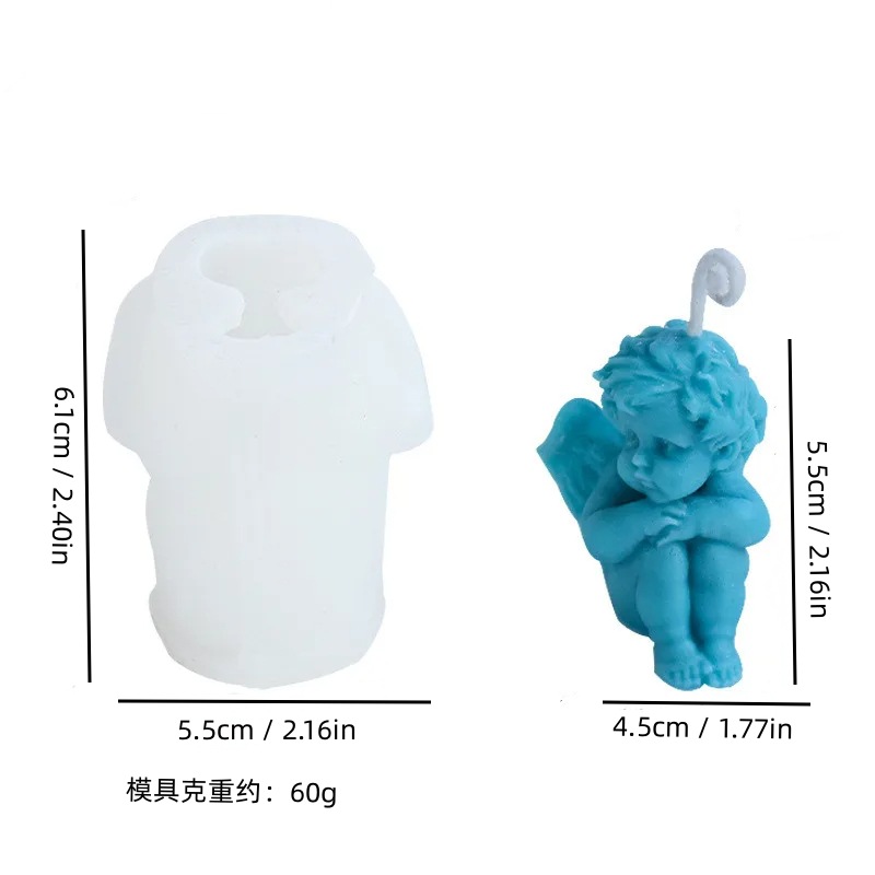 Rosen-Engel-Kerzenform aus Sil – Model Kit Cement Bewertung und Preis