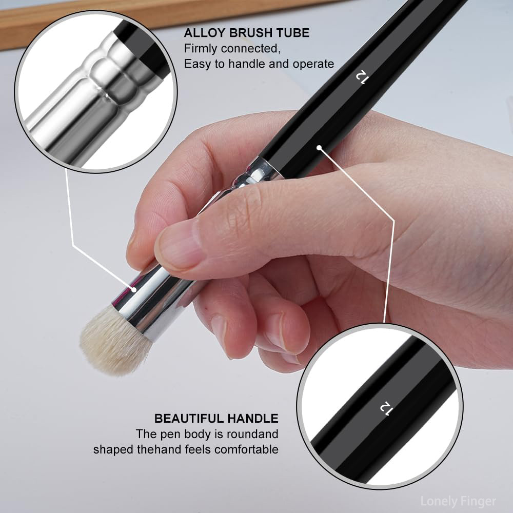 Pinselset mit Holzgriffen, pro – Model Kit Acrylic Paint Bewertung und Preis
