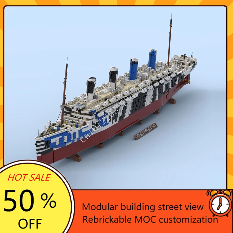 10615PCS MOC HMT Olympus Titan – Model Kit Battleship Bewertung und Preis