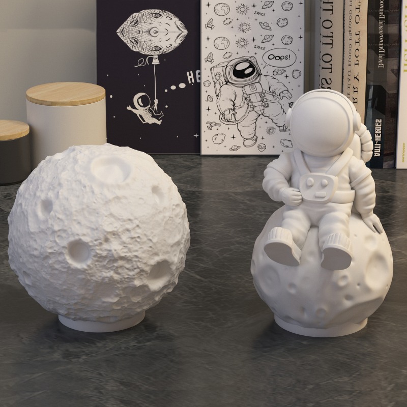 3D Raum Astronaut Silikon Kerz – Model Kit Cement Bewertung und Preis