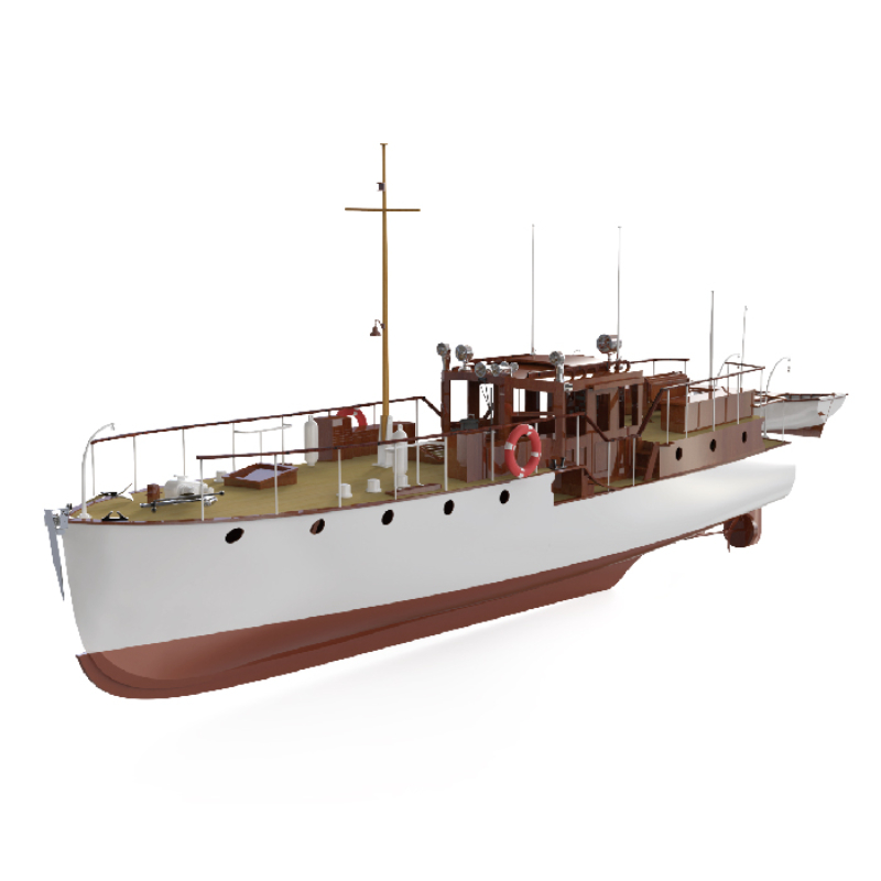 Fernbedienung sboot 880mm Holz – Model Kit Yacht Bewertung und Preis