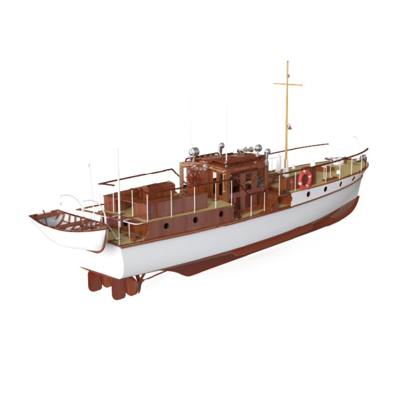 Fernbedienung sboot 880mm Holz – Model Kit Yacht Bewertung und Preis