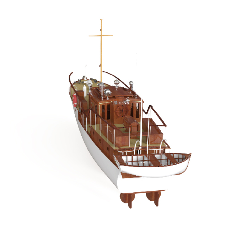 Fernbedienung sboot 880mm Holz – Model Kit Yacht Bewertung und Preis