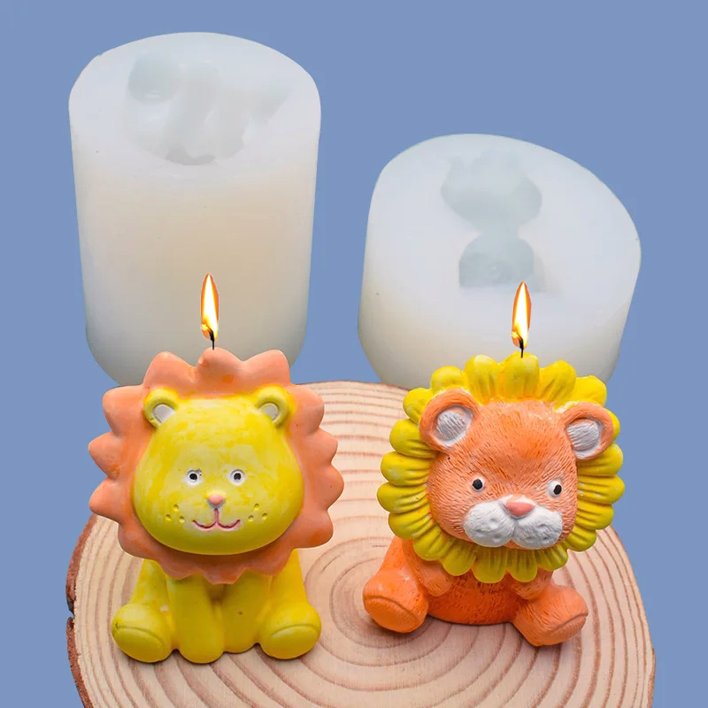 Nette Löwe Silikon Kerze Form  – Model Kit Cement Bewertung und Preis