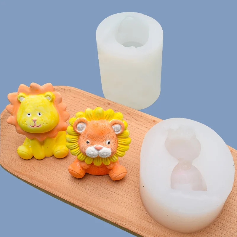 Nette Löwe Silikon Kerze Form  – Model Kit Cement Bewertung und Preis