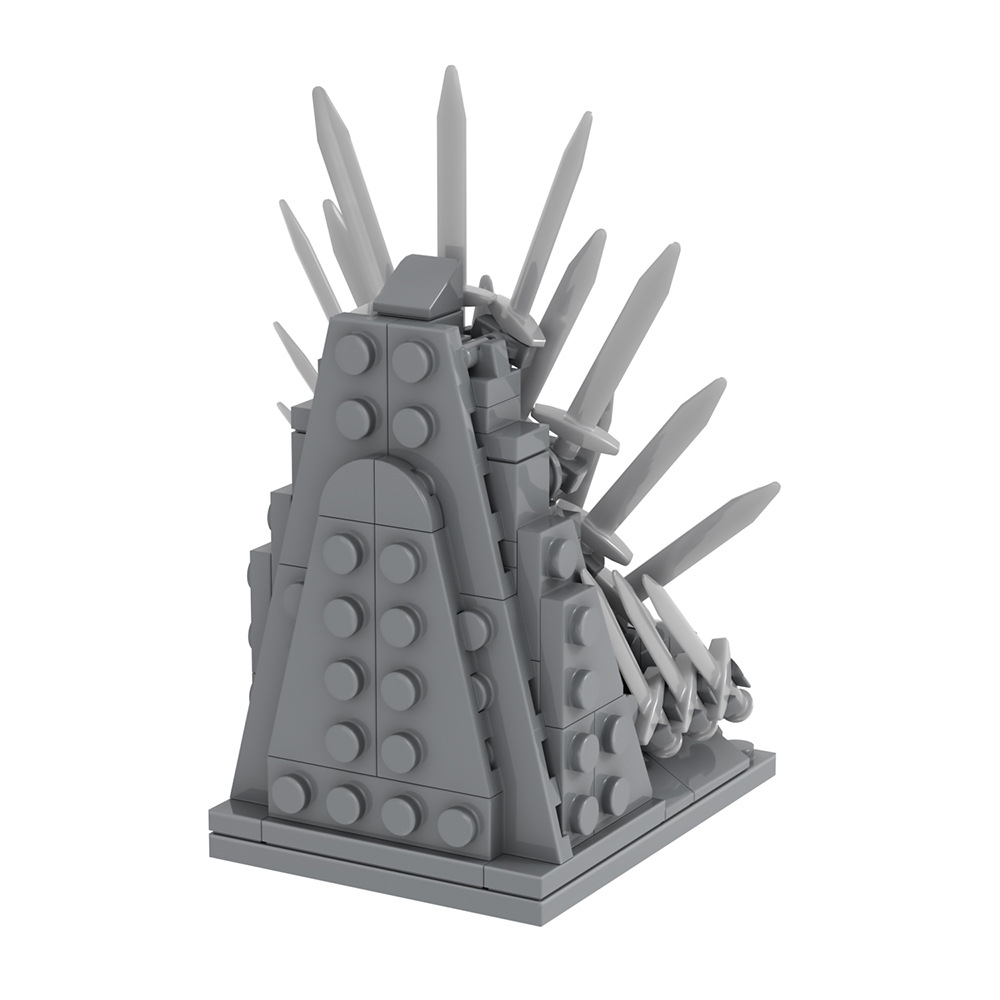 MOC Eisen Thron Schwert Stuhl  – Model Kit Iron Sickle Bewertung und Preis