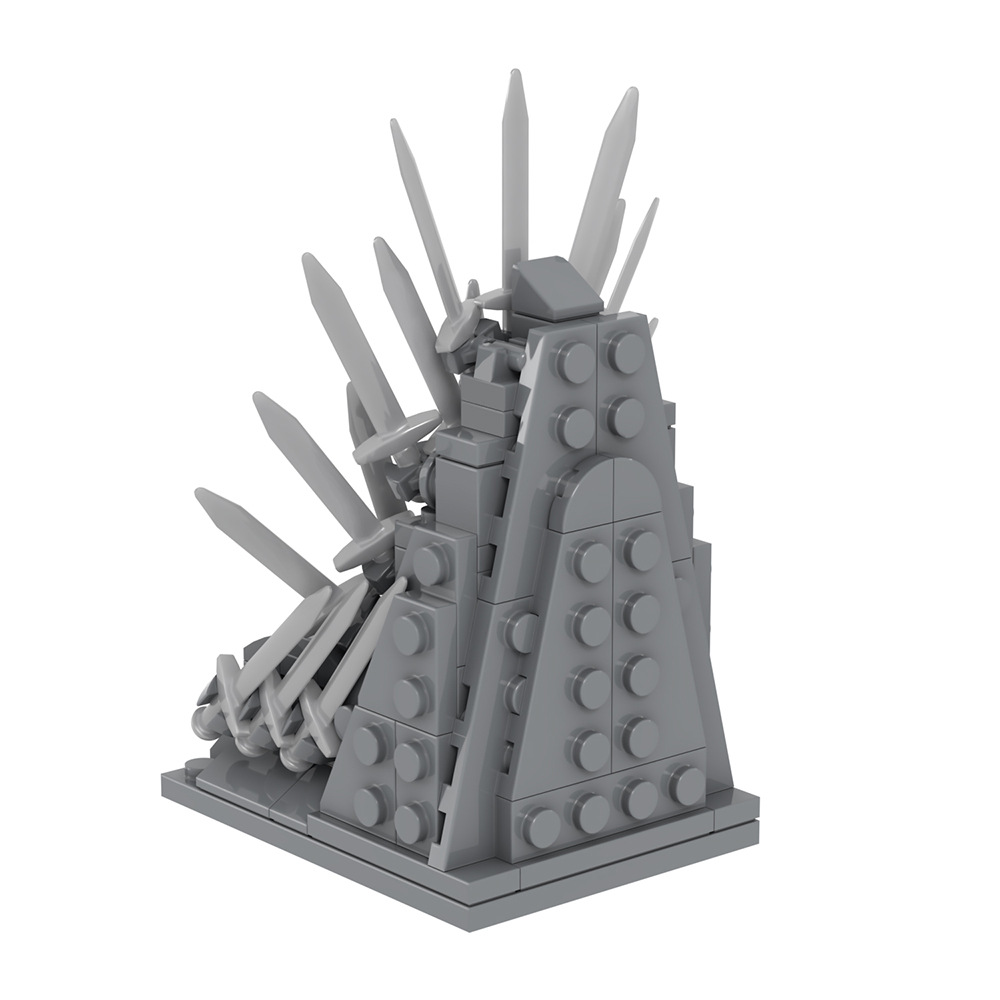 MOC Eisen Thron Schwert Stuhl  – Model Kit Iron Sickle Bewertung und Preis